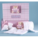 Baby Girl Gift-Knitted Sweater Set & Keepsake Album