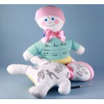Baby Shower Keepsake Autograph Doll-Baby Girl Gift