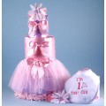 Baby's First Birthday Tutu Diaper Cake