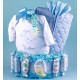 Back To Sleep Diaper Cake Baby Boy Gift