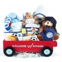 Deluxe Welcome Wagon Baby Boy Gift
