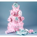 Lollipop Diaper Cake Baby Girl Gift