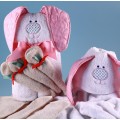 Rabbit Hooded Towel Personalized Baby Gift