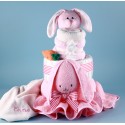 Ricki Rabbit Diaper Cake Personalized Baby Gift