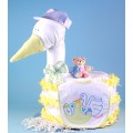 "Stork Delivers" Baby Shower Diaper Cake