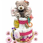 Butterfly Baby Essentials Diaper Cake