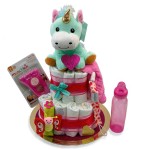 Unicorn Baby Essentials Diaper Cake