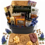 Texas Charcuterie Board, Meat & Cheese Gift Tub