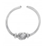 Buddha Knot Necklace - Silver - Matr Boomie (Jewelry)