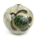 4 inch Round Vase - Turtle - Esperanza en Accion