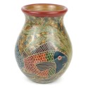 6 inch Tall Vase Fish Design - Esperanza en Accion