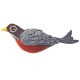 Felt Garden Bird Ornament - Robin - Wild Woolies (G)
