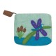 Felt Coin Purse - Cat Tail Dragonfly - Wild Woolies (P)