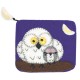 Felt Coin Purse - Night Owls - Wild Woolies (P)