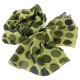 Olive Polka Dots Cotton Scarf - Asha Handicrafts