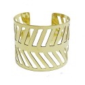 Chevron Path Cuff - gold - WorldFinds