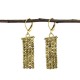 Rectangle Cubist Earrings - gold - WorldFinds