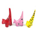 Set of 3 Mini Handcrafted Soapstone Cats - Smolart
