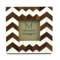Rudra Bone and Wood Frame for a 3X3 Photo - Matr Boomie (P)