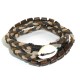 Mens Vegan Wrap Bracelet - Renaissance - Global Groove (J)