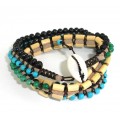 Mens Vegan Wrap Bracelet - Wise Truth - Global Groove (J)