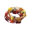 Funky Spiral Bracelet Fire - Imani Workshop (J)