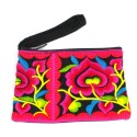 Hmong Embroidered Coin Purse - Black - Global Groove (P)