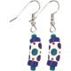 Hand Painted Earrings White - Global Mamas