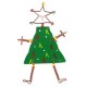 Dancing Girl Christmas Tree Pin - Creative Alternatives
