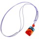 Magma Small Fused Glass Pendant Necklace - Tili Glass