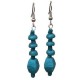 Teal Glass Pebbles Earrings - Global Mamas