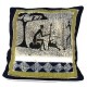 Handmade Hunting Batik Cushion Cover - Tonga Textiles