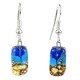 Sand and Sea Small Glass Earrings - Tili Glass