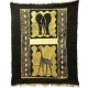 Elephant and Giraffe Batik in Black/White - Tonga Textiles