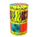 Single Boxed Hand-Painted Pillar Candle - Matuko Design - Nobunto