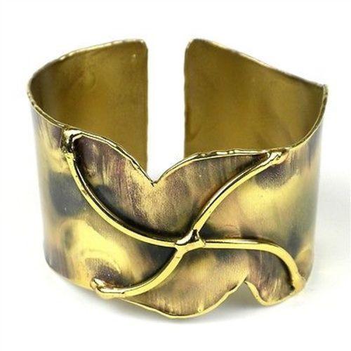 Brass Pinwheel Cuff Brass Images (C) Jewelry