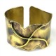 Brass Pinwheel Cuff - Brass Images (C)