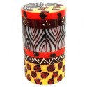 Single Boxed Hand-Painted Pillar Candle - Uzima Design - Nobunto