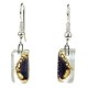 Coffee Bean Design Small Glass Earrings - Tili Glass