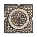 Antique Finish Wood Pivot Box - Square - Matr Boomie (B)