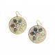 Tzolkin Earrings - Navy - Matr Boomie (Jewelry)