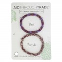 Roll-On Friendship Bracelets - Cranberry Spice - Aid Through Trade