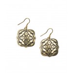 Arabesque Earrings - Goldtone - Matr Boomie (Jewelry)