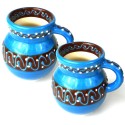 Set of Two Beaker Cups - Azure Blue - encantada