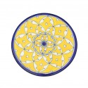 Blue Pottery Trivet - Yellow - Matr Boomie (T)