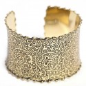 Gold Impression Cuff Bracelet - Matr Boomie (Jewelry)