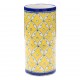 Blue Pottery Vase - Yellow & Blue - Matr Boomie (Pottery)