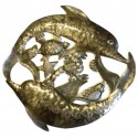 Two Dolphins Metal Wall Art - Croix des Bouquets