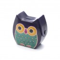 Leather Owl Coin Bank - Matr Boomie