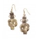 Buddha Knot Earrings- Gold - Matr Boomie (Jewelry)